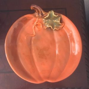 Pumpkin candy dish